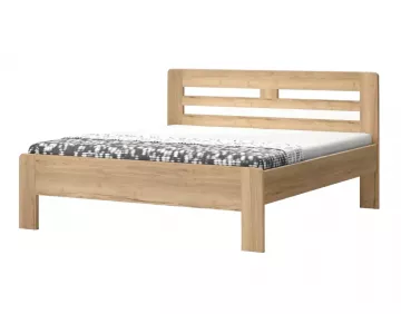 Drevená posteľ Ella harmony oblé - Dub Halifax prírodný